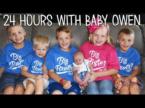 24 Hours With 5 Kids and a Newborn Baby