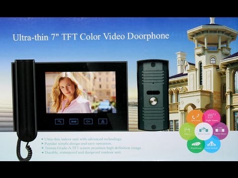 как подключить китайский домофон, видео-инструкция по подключению