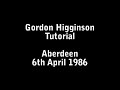 Gordon Higginson Tutorial 2 Aberdeen