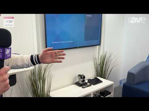 ISE 2024: ScreenBeam Demos 1100 Plus Wireless Collaboration Solution in MTR Environment