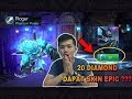 BELI SKIN ROGER EPIC PHANTOM PIRATE MOBILE LEGENDS TERMURAH CUMA 20 DIAMOND ?? Nyesal kalau gak beli