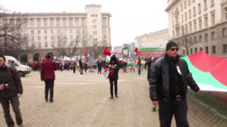 Начало 3-го Шествия "Болгария - зона мира!", 22.02.2015г.