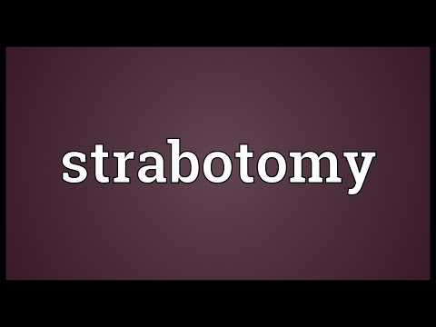 Header of strabotomy
