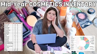 Mid Year Cosmetics Inventory Spreadsheet Behind The Scenes