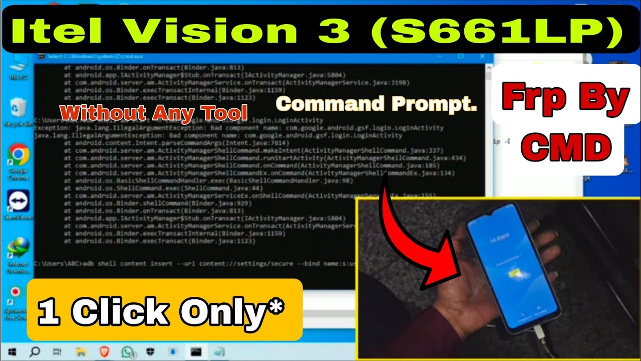 Itel Vision 3 (S661LP) Frp Unlock With Command Prompt Itel Vision 3 (S661LP) Frp Unlock With Command Prompt