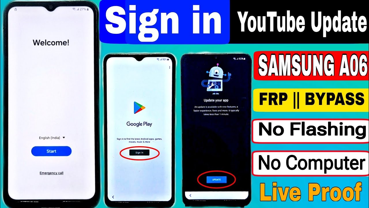 Samsung Galaxy A06 Frp Bypass 2025 Android 14-15 Without Samsung Galaxy A06 Frp Bypass 2025 Android 14-15 Without