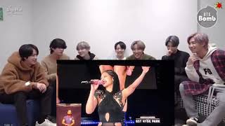 Bts reaction to blackpink- tally concert