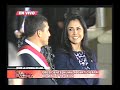 Nadine Heredia ocupó por error silla destinada al presidente Humala durante misa