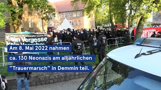 Neonazi Aufmarsch in Demmin – rücklaufende Teilnehmendenzahl & verhärtete rechtsextreme Ideologie