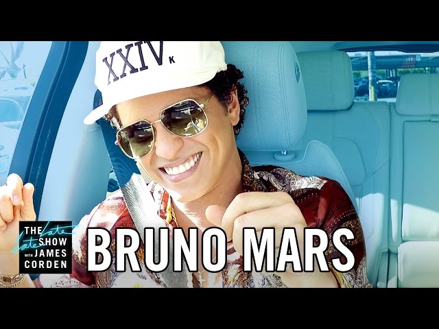 Bruno Mars Carpool Karaoke - Video