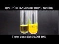 Flavonoid-Phản ứng với dd NaOH