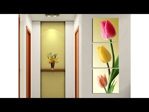 Tường Xinh - bộ tranh hoa Tulip treo dọc - hl0180