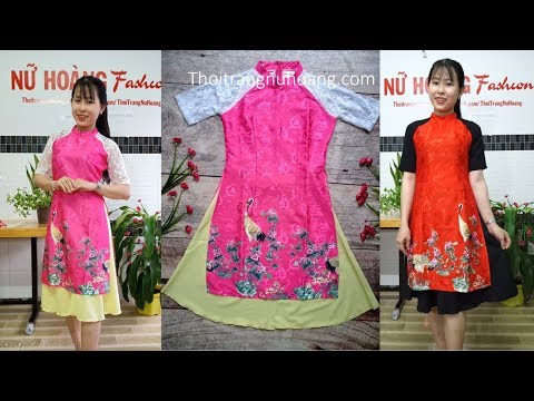Áo Dài cách tân Gấm Đẹp 2019 Áo dài cách tân Đẹp mua ở đâu?