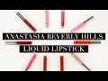 Anastasia Beverly Hills Liquid Lipstick I Swatches &amp; Review I...