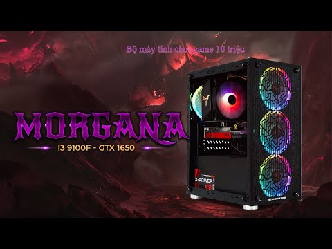 Bộ PC chơi game Morgana I3 9100F vs GTX 1650 chiến all game