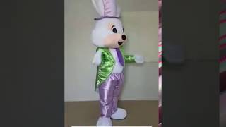 Adult Size Easter Bunny Rabbit Mascot costume-easter bunny mascot costume