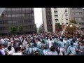 鳥越まつり『トラブル発生』最強な宮神輿渡御2014年。