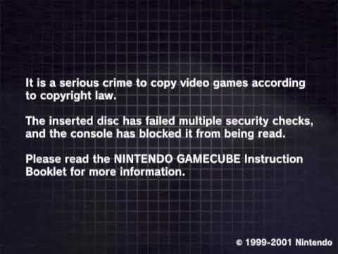 Nintendo GameCube Anti-Piracy Screen (NTSC Version)