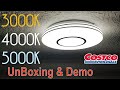 Artika Horizon LED Ceiling Light Fixture COSTCO UNBOXING INSTALL and DEMO