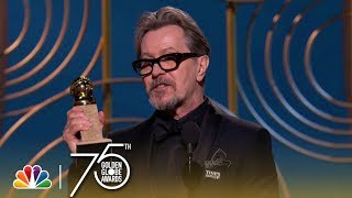 Gary Oldman Wins Best Actor in a Drama at the 2018 Golden Globes