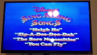 Closing To Disney’s Sing Along Songs You Can Fly 1994 VHS