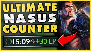 HOW TO 100% ALWAYS WIN AGAINST NASUS AT 15 MINUTES (UNREAL COUNTER) - League of Legends