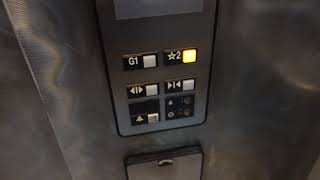 Nice Otis Series 1 Hydraulic Scenic Elevator at The Museum of Glass Garage, Tacoma, WA