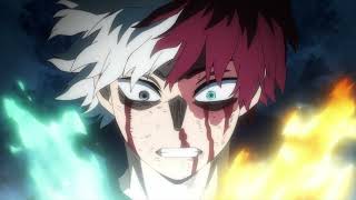 Shoto Todoroki Vs Dabi 4K Full Fight My Hero Academia