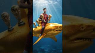 Ai Football Underwater Messi, Ronaldo, Neymar & Mbappé 8K Fantasy