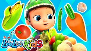𝑵𝑬𝑾🥦Yummy Yummy Vegetables Song 🥦- Learn Veggies With Looloo Kids Nursery Rhymes