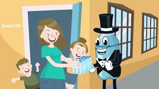 Water Delivery Company Custom Mascot Animation