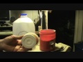 Pigeon Grit / Feed Container Home Made Plastic Milk Jug / WWW.PigeonBreed.Com
