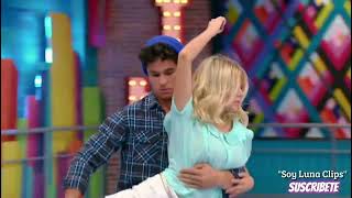 Soy Luna - Luna, Matteo, Ámbar, Simón, Jim Y Ramiro Entrenan En La Pista 1X69