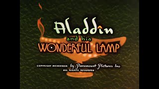 Aladdin And His Wonderful Lamp 1939 Clic Popeye Cartoon Adventure
