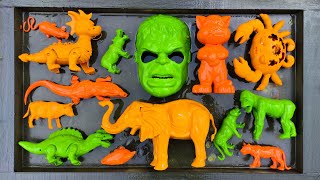 Cleans Toys, Tiger, Scorpions, Crocodile, Elephants, Mouse, Dinosaurus, Cat, Krabs