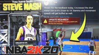 Nba 2K20 Patch 1 Gameplay Notes Myplayers Are Free To Make Overpowered Nba2K20 Build Changes