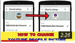 #COMEDYHKRDTECHNICAL Howto set YouTube channel profile photo or logo in Android in 2mins
