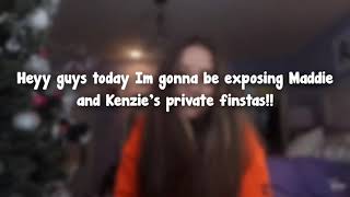 Exposing Maddie And Kenzie Ziegler Private Finstas
