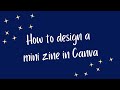 How to design mini zines in Canva