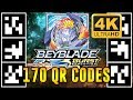 170 QR CODES BEYBLADE BURST APP EM 4K! BEYBLADE BURST EVOLUTION QR CODES