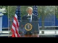 Bush Reads From Lincoln Letter at Ground Zero.