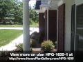 Pictures of Traditional Country House Plan Walkthrough Video - HPG-1635-1