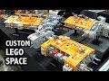 Detailed LEGO Microscale Spaceships | Brickworld Chicago 2018