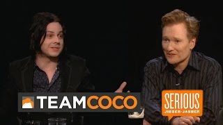 Rocker Jack White - Serious Jibber-Jabber with Conan O'Brien | Team Coco