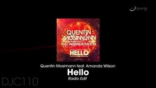 Quentin Mosimann feat Amanda Wilson- Hello (Radio Edit)