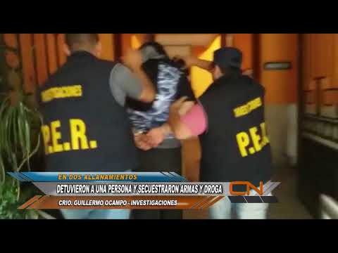 Una persona resultó detenida tras una serie de allanamientos relacionados al violento robo en la casa de Carina Bradanini. Una persona resultó detenida tras una serie de allanamientos relacionados al violento robo en la casa de Carina Bradanini.