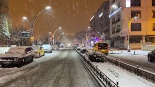 Bayburt'ta kar yağışı etkili oluyor