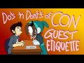 Do's 'n Don'ts of Con Guest Etiquette - Kirblog 1/6/15