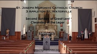 St. Joseph's Maronite Catholic Church 02/21/21