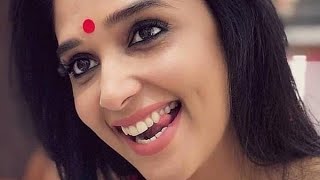 Tollywood Famous Actress Nyla Usha Beautiful Hot And Cute Lips Closeup